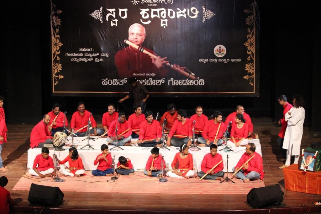 Artists performing at the Dharohar Music Festival